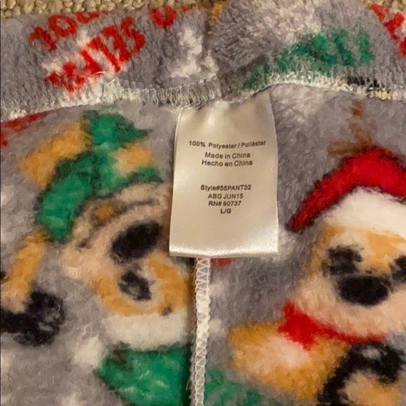 Soft and cozy winter holiday lounge pants size large juniors  NWT - Picture 3 of 4